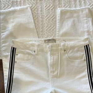Liverpool White Pants with Black Accents